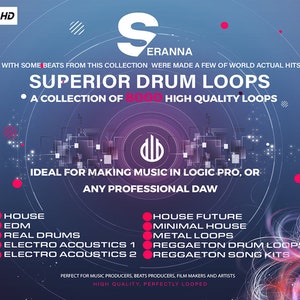 Seranna Ultra Drum Loops Collection Wav Format