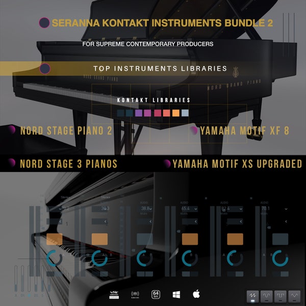 Seranna Kontakt Instruments Bundle 4 Instruments and Bonus Vol 2