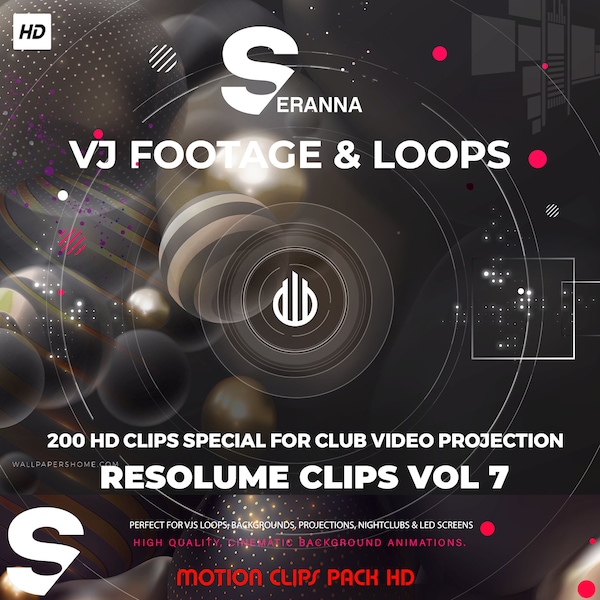 Riprese VJ, loop e clip Resolume Vol 7