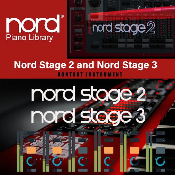 Nord Stage 2 and Nord Stage 3 Kontakt virtual Instrument