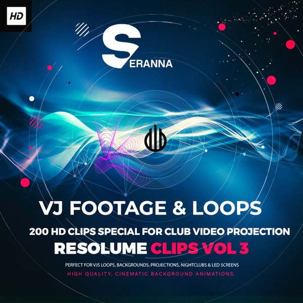 Riprese VJ, loop e clip Resolume Vol 3