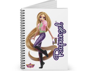 Teen Rapunzel Spiral Notebook - Ruled Line