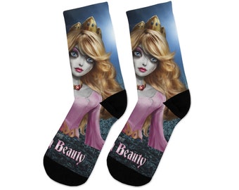 Zombie Sleeping Beauty Socks