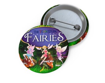 Toon Studio Original Fairies Pin Buttons
