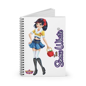 Teen Snow White Spiral Notebook - Ruled Line