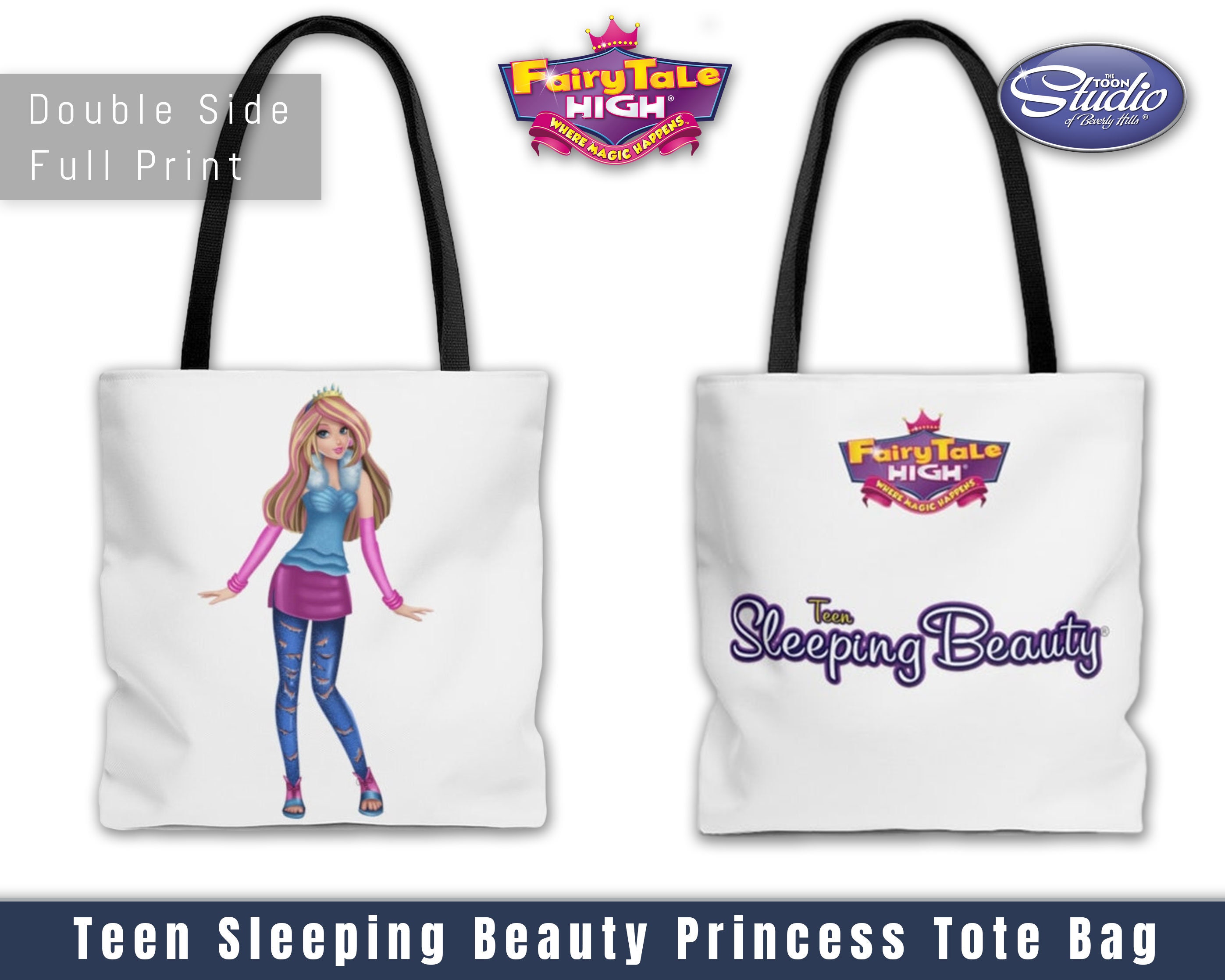 Teen Sleeping Beauty AOP Tote Bag -  Hong Kong