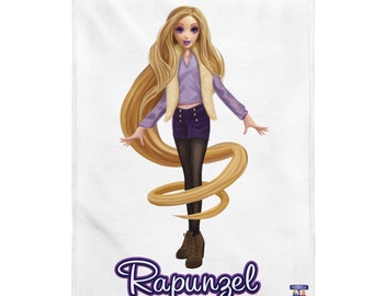 Rapunzel Princess Velveteen Plush Blanket