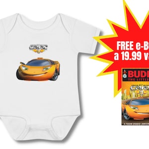 Toon Studio ORIGINAL CARS Junior Elf Auto Club - Body niemowlęce z żebrami