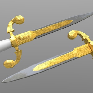 Stede Bonnet decorative knife  3D PRINT FILES