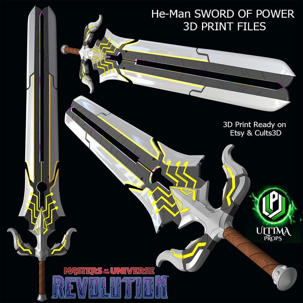 He-Man Wig Sword Set Adults Masters of the Universe Revelation main image 1