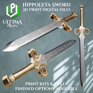 Hippolyta Sword (3d Print File)