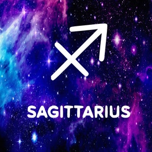 Adesivo de vinil Sagitário | Horóscopo | Mapa natal | Astrologia | Yoga | para carros, capas de laptop, copos, capas de telefone, adesivos de para-choque