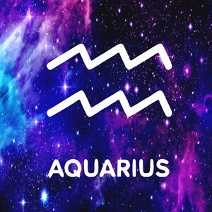 Aquarius Vinyl Decal | Horoscope | | des cartes natales Astrologie | | de yoga pour voitures, étuis pour ordinateurs portables, gobelets, étuis de téléphone, autocollants de pare-chocs