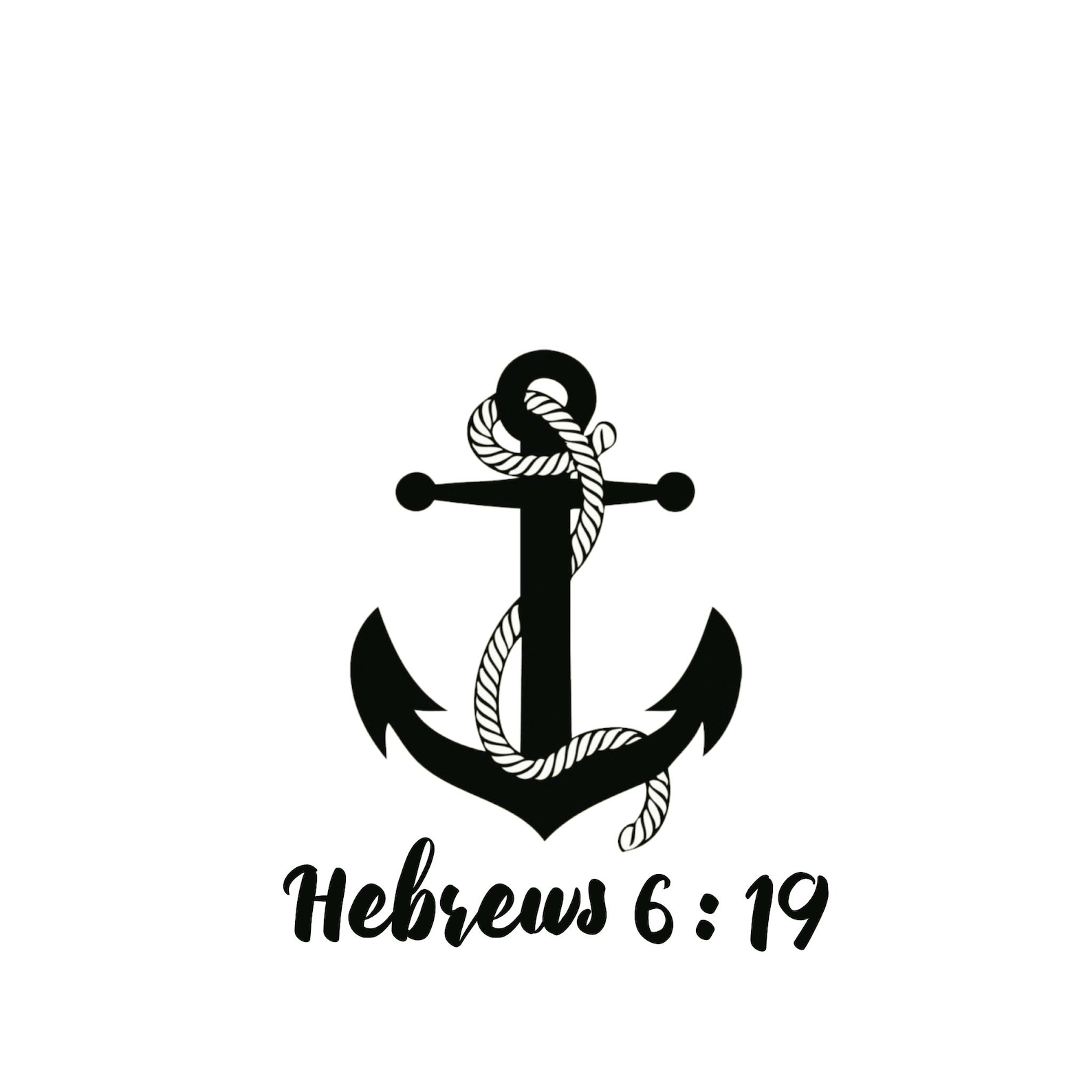 Anchor Scripture Bible Verse Hebrews 619 Vinyl Decal for Etsy