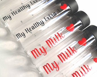 Personalised Milk Bottles, Milk Bottles, Measuring Bottles, Essentials, Slimming Plan Bottles, Plastic Milk Bottles, Healthy Extra B Pot