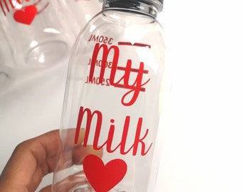 Personalised Milk Bottles, Milk Bottles, Measuring Bottles, Essentials, Slimming Plan Bottles, Plastic Milk Bottles, Healthy Extra B Pot