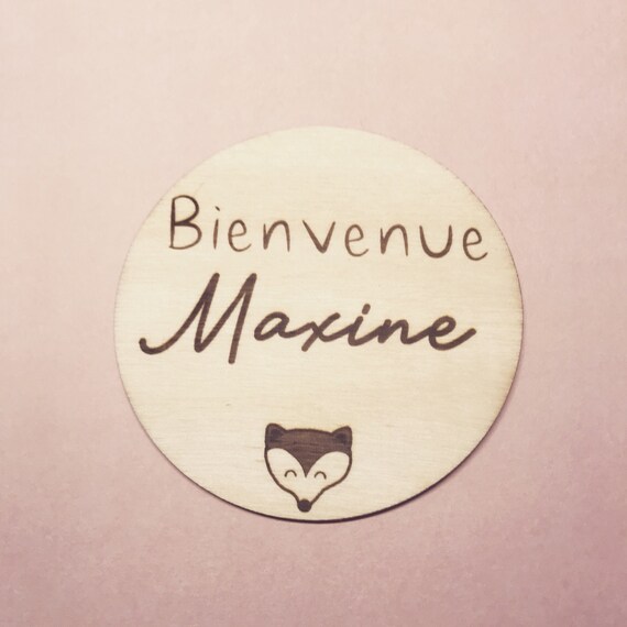Carte Bienvenue Bonjour Pour Bebe En Bois Personnalisable Etsy Carte Bienvenue Bonjour Pour Bebe En Bois Personnalisable Etsy