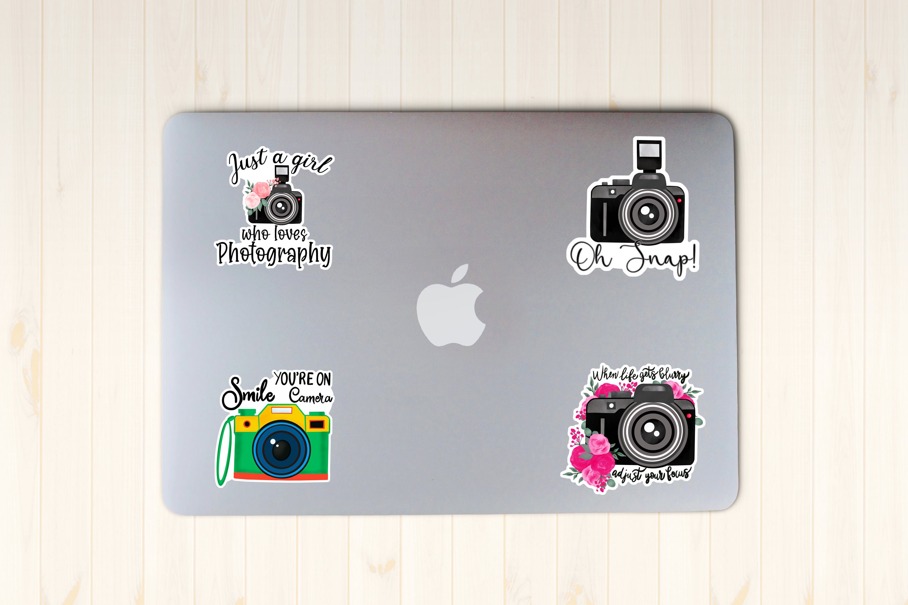 Camera Vinyl Sticker - Photographer Vinyl Stickers - Vinyl Sticker ...