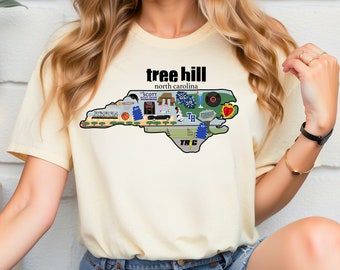 Tree Hill NC Shirt  - One Tree Hill Tank Top - OTH - Graphic Tee - Graphic Sweatshirt - OTH Gifts - Tree Hill Sweatshirt - Tree Hill Icons