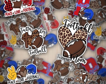 Football Vinyl Sticker - Football Vinyl Stickers  - Vinyl Sticker - Laptop Vinyl Sticker - Waterproof Sticker -Die Cut Vinyl Sticker