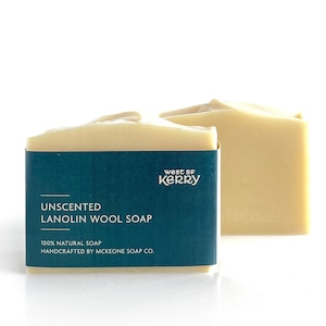 Lanolin Soap Unscented -  Wool Soap - Unscented Wool Wash Soap - Aloe Lanolin Soap - Wool Soap - All Natural Lanolin Soap -  Lanolin Soap