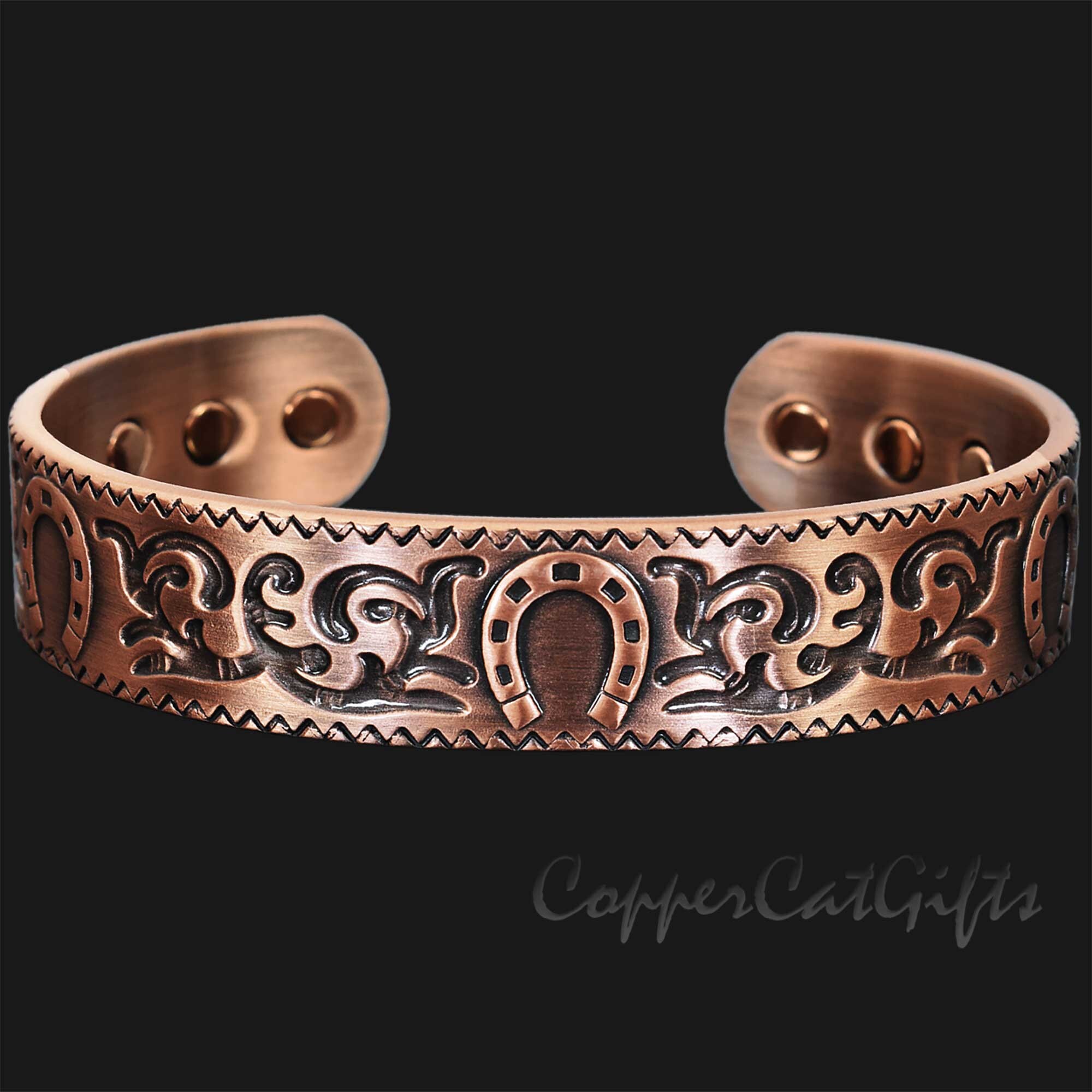 Mens Copper Magnetic Bracelet Good Luck Bracelet Pure Copper -  Norway