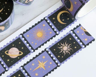 Cinta adhesiva decorativa Sky Dance Stamp Washi Tape - 5 m - Rollo o muestra