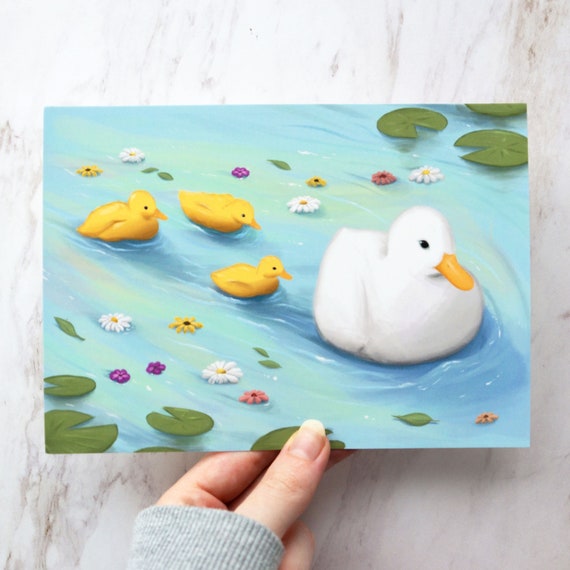 A Lost Duckling Postcard A Lost Duckling Postcard