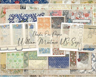 William Mixtures Junk Journal Kit (US Letter Size)