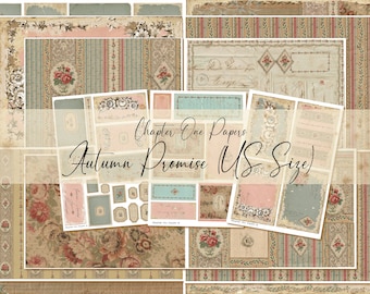 Autumn Promise Junk Journal Kit (US Letter Size)