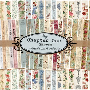 Printable Washi Designs 2 A4 Size - Etsy UK