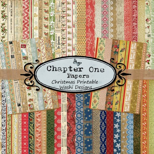 Printable Washi Designs 2 A4 Size - Etsy