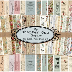 Printable Washi Designs 2 A4 Size - Etsy UK