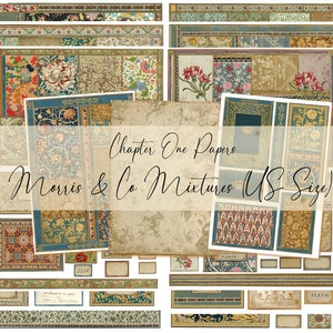 Kit de papeles para diario basura de Morris & Co Mixtures (tamaño carta de EE. UU.)