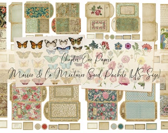 Morris & Co Mixtures Seed Packets (US Letter Size)