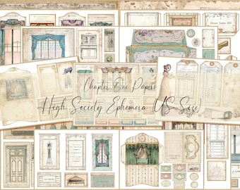 High Society Ephemera Junk Journal Kit