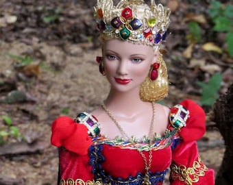 Tonner Fantasy OOAK outfit - Legendary Queen Guinevere  - from the Celtic Legends Series