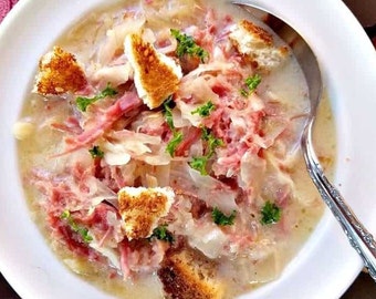 Slow Cooker Rueben Soup Mix