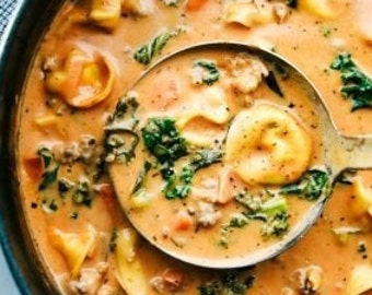 Creamy Sausage with Tortellini Soup Mix