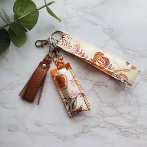 Moon Stories Chapstick Holder with Optional Key Fob Wristlet