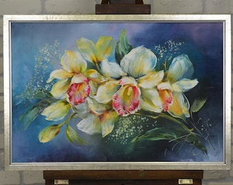Rendered Impressions Original Small Paintings The Pineapple Motif Abstract Still Life Oil Painting on Canvas