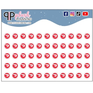 Mini DoorDash Icon Tracker Planner Aufkleber, Funktionale Planer Aufkleber, DoorDash Spending Tracker, DoorDash Tracker, Mahlzeit DoorDash