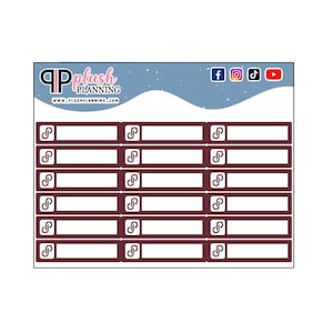 Poshmark Icon Label Planner Stickers, Listing Tracker, Sales Tracker, Shipping Tracker, Reseller Planner, Minis by Plush Planning