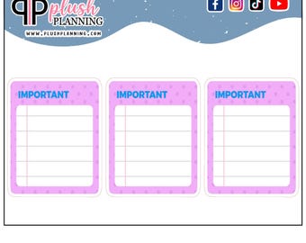 Naklejki do planera z ważnymi liniami, śledzenie grafik, naklejki funkcjonalne