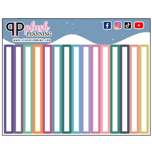 30 Minute Time Labels - EC Daily Duo EC Colors, Functional Planner Stickers, Writable Planner Stickers, Erin Condren Inspired Stickers