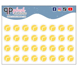 Tênis, Prática de Tênis, Jogo de Tênis, Treinamento de Tênis, Adesivos Decorativos Funcionais, Adesivos para Scrapbooking, Adesivos para Diário, Jogue Tênis