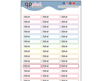 Stickers afspraakplanner, salonplanning