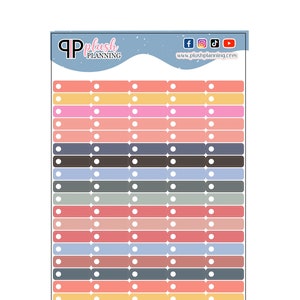 Writable Label Checklist Planner Stickers, Laurel Denise Inspired Planner Stickers, Laurel Denise Inspired Colors, Functional Stickers