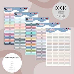 EC Quarter Box - EC OTG Petite Planner Stickers