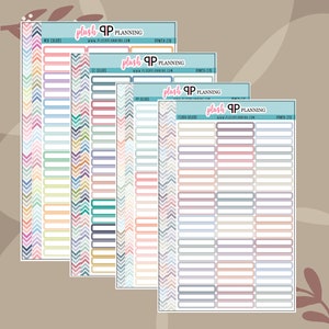 EC Hourly 30 Minute Labels (2020/2021 EC) Planner Stickers